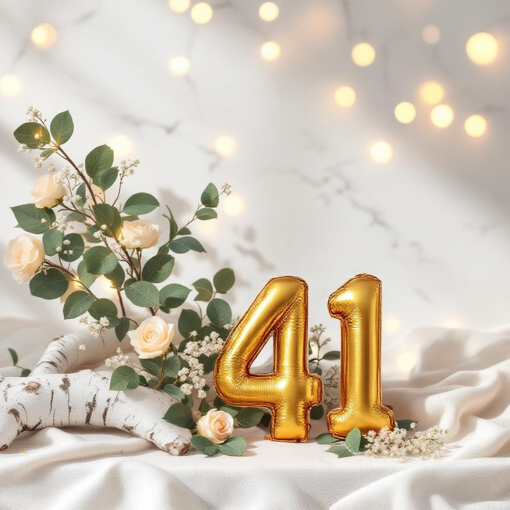 Paar feiert Birkenhochzeit am 41. Hochzeitstag mit frischer Liebe wie eine Birke