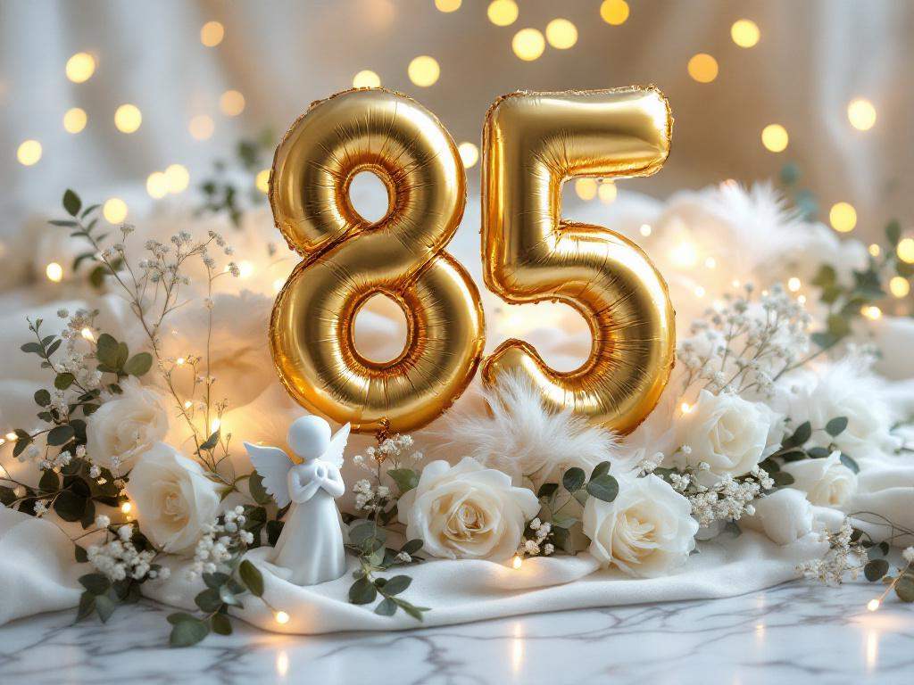 85. Hochzeitstag Engelshochzeit mit himmlischer Liebe und ewiger Verewigung