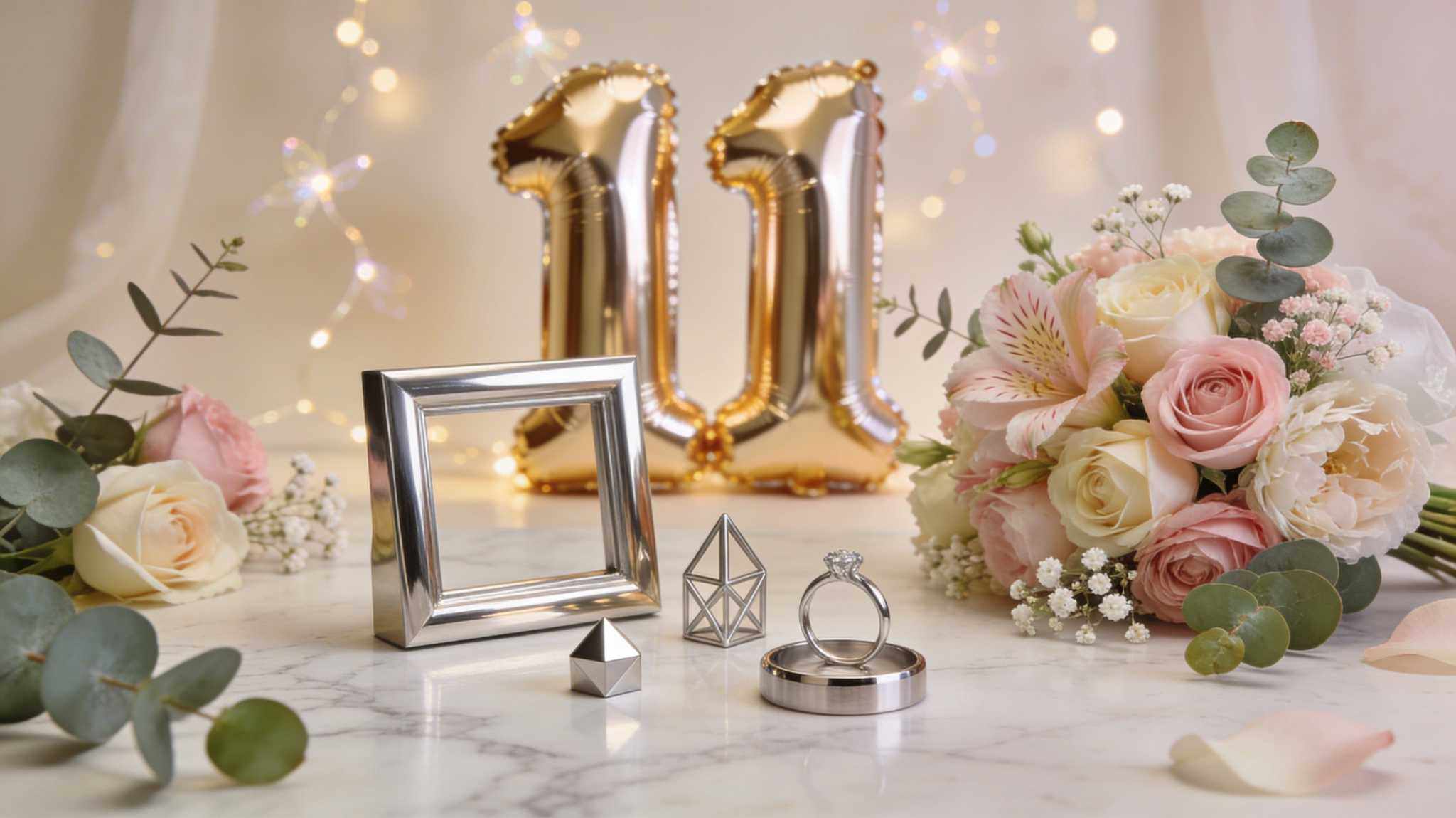 Stahlhochzeit 11. Hochzeitstag unzerstörbar feiern Paar Liebe Stahlmesser