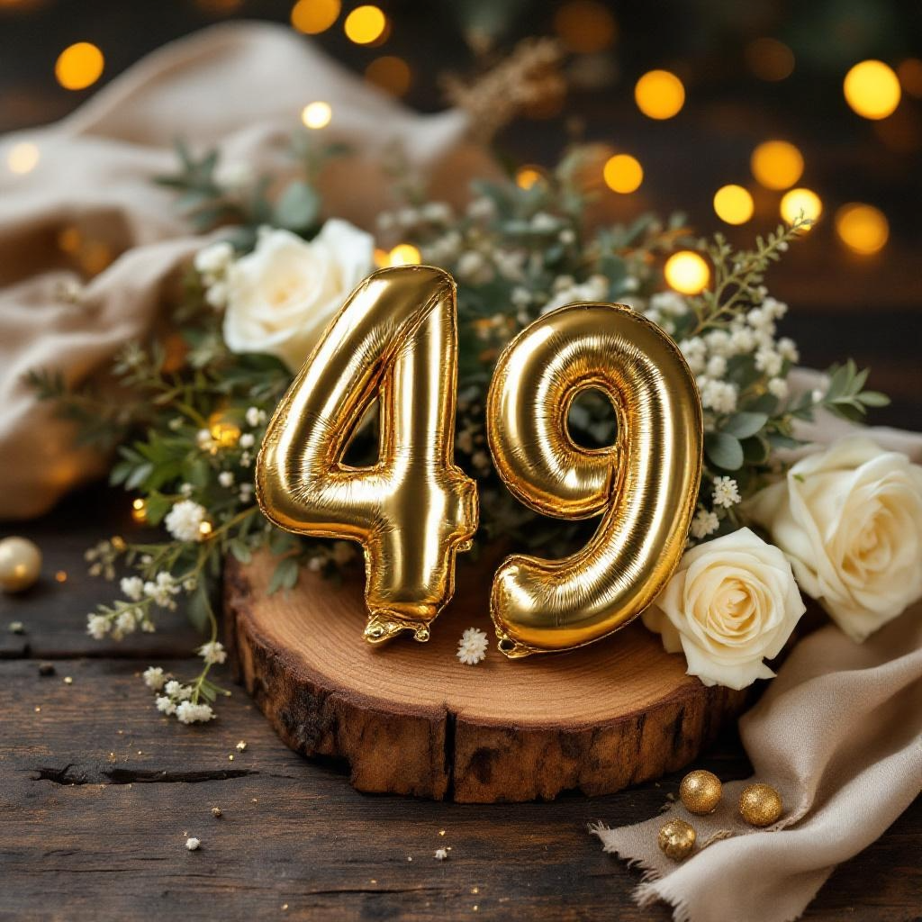Paar feiert Zedernhochzeit zum 49. Hochzeitstag unter majestätischer Zeder