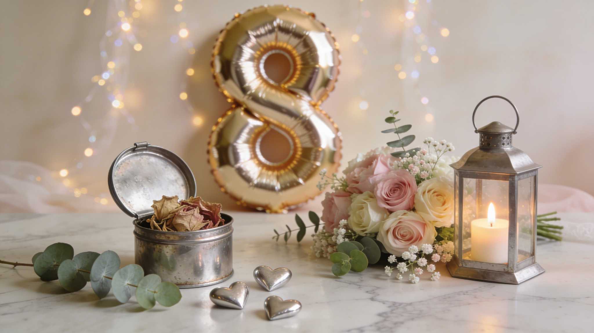Blechhochzeit feiern – flexibler und liebevoller 8. Hochzeitstag