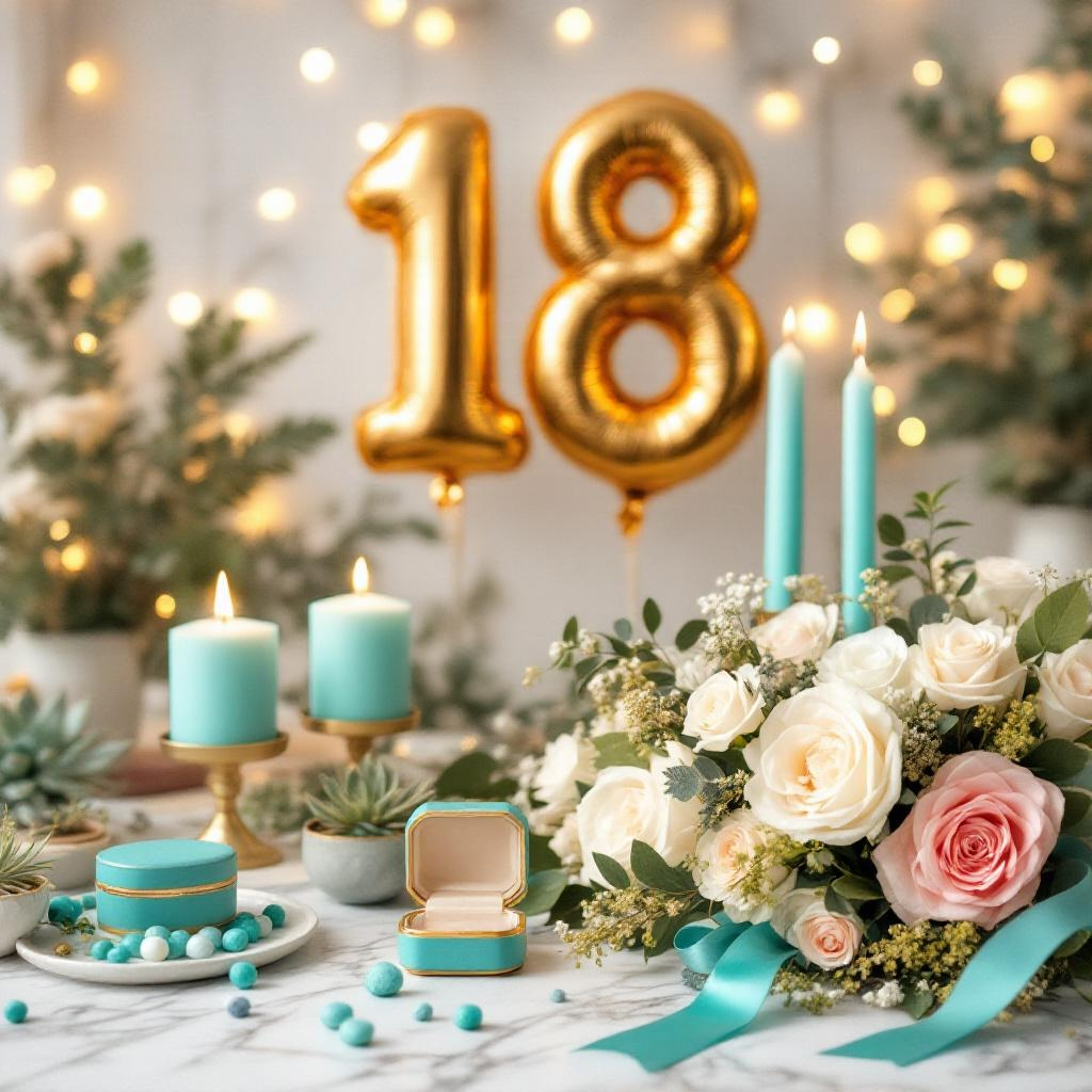 Bunte Feier zur Türkishochzeit zum 18. Hochzeitstag mit Schutzsymbolen