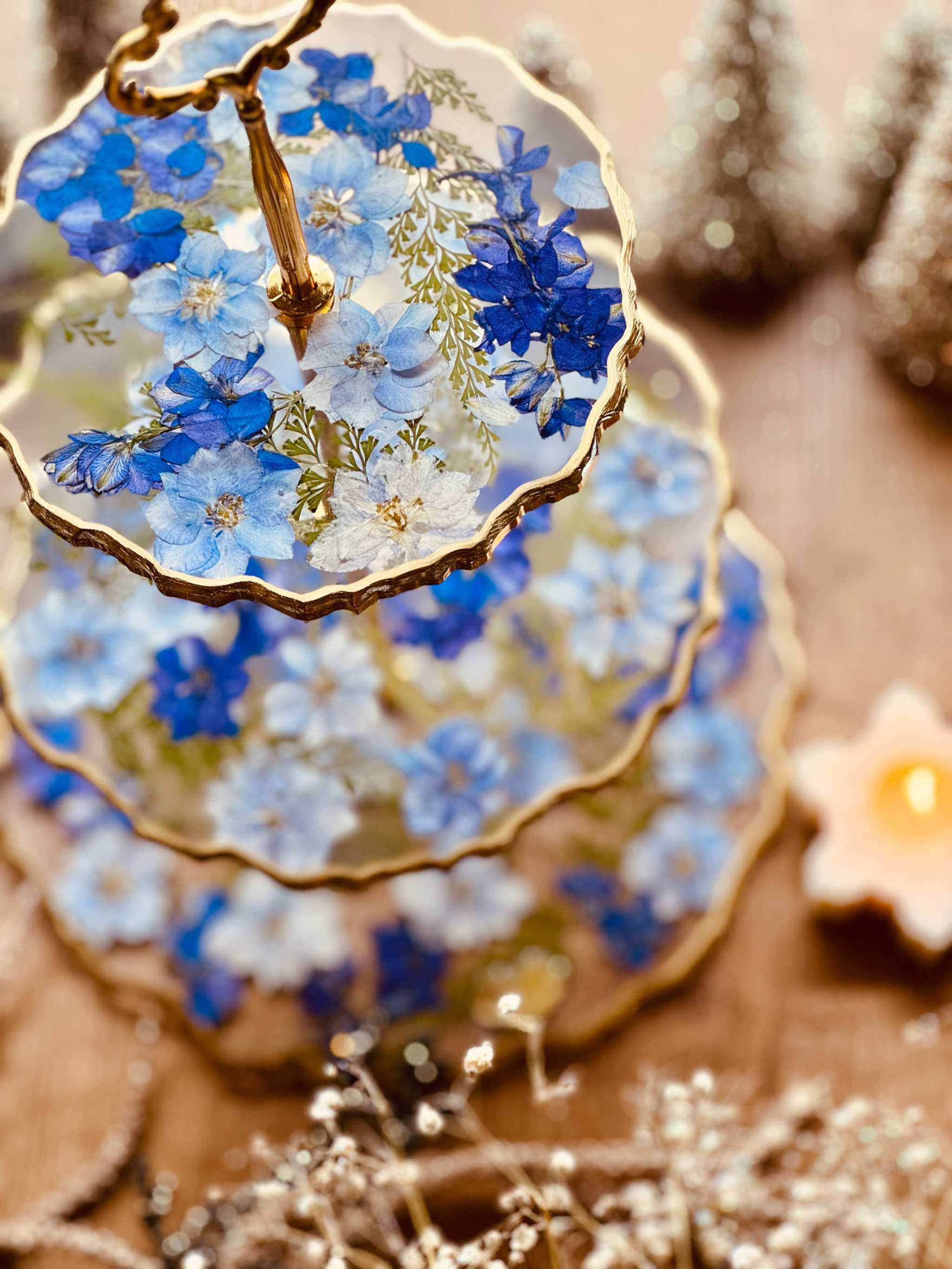 Getrocknete Blumen Set Natürlich - Echte Trockenblumen Für DIY Epoxidharz, Kerzen, Scrapbooking & Hochzeitsdekoration