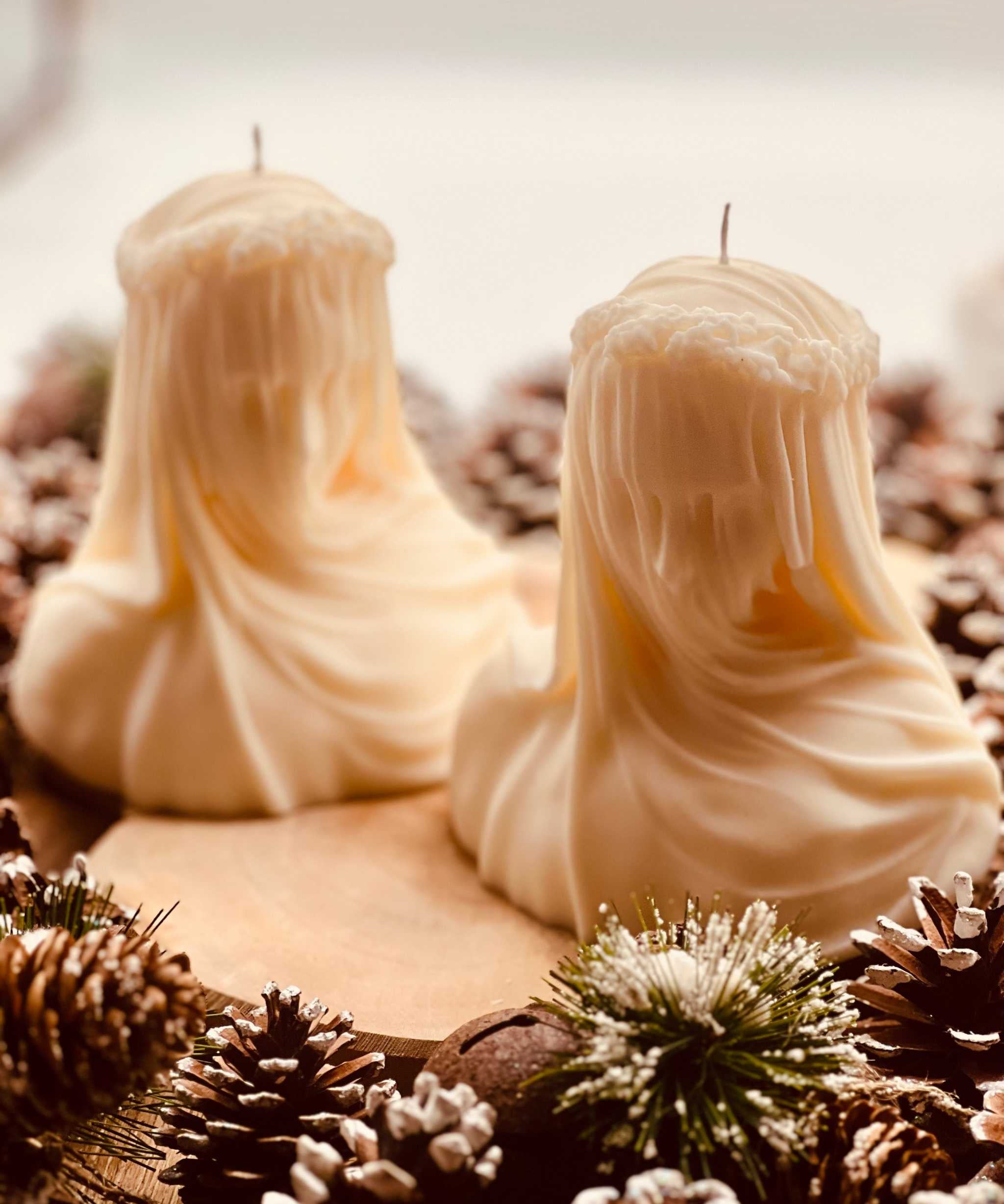 Besondere Rapswachskerze, umweltfreundlich und in ausgefallenem Design – ein stilvolles Geschenk für umweltbewusste Deko.