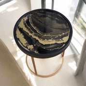 , hitzebeständig bis 90 Grad, einzigartiges Schwarz-Gold-Design, ideal für stilvolle Wohnräume.