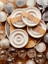 Gießkeramik Kerzenhalter "Clean Circle" in zeitlosem Design