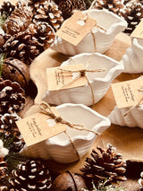 Gießkeramik Schale im maritimen Design "The Shell"