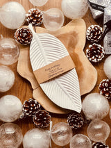 Gießkeramik Tablett bzw. Ablage im Blatt Design "The Leaf"