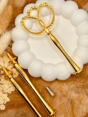 Hochwertige goldene Etagerenstange für DIY-Etagerenprojekte