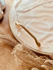 Goldene Tablettgriffe für DIY-Projekte, 2er Set, edles Design.