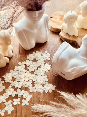 Gießkeramik Vase im moderne, ausgefallenen Büsten Design 